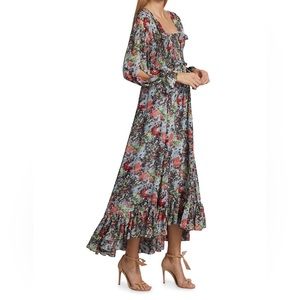 NWT Cinq a Sept multi-colored mid-dress Size 8